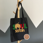 Soul Sista Afro Woman Tote Bag