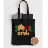 Soul Sista Afro Woman Tote Bag