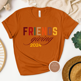 Friendsgiving Shirt - Autumn T shirt with fall color graphic