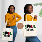 Soul Sista Afro Woman Tote Bag