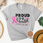 Proud to be Bald Cancer Survivor Shirt