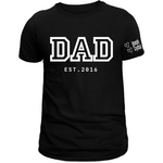 Personalized Dad EST. T Shirt