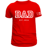 Personalized Dad EST. T Shirt