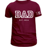 Personalized Dad EST. T Shirt