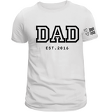 Personalized Dad EST. T Shirt