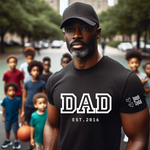 Personalized Dad EST. T Shirt