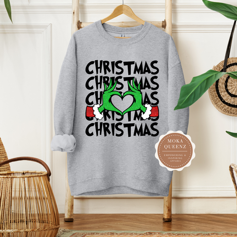 Grinch Christmas Sweatshirt