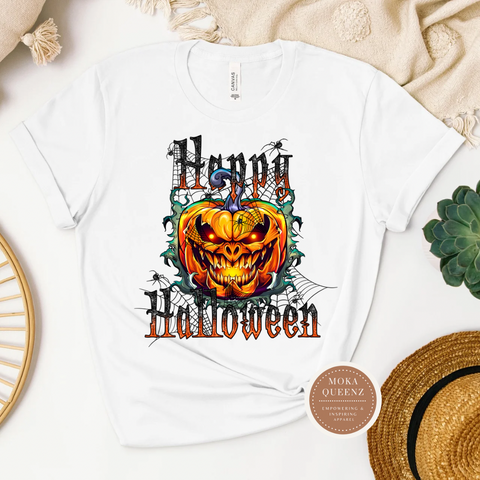 Spooky Halloween Pumpkin T Shirt