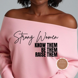 Strong Women Off The Shoulder Shirt