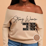 Strong Women Off The Shoulder Shirt