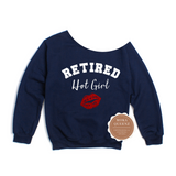 Retired Hot Girl Off The Shoulder Shirt