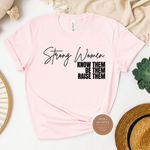 Strong Women T Shirt