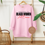 Shoutout To Black Women Pink Sweatshirt
