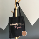 Brown Skin Girl Tote Bag