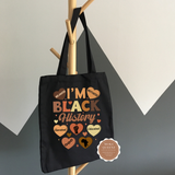 I Am Black History Tote Bag