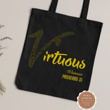 Virtuous Woman Tote Bag