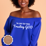 Trusting God Off The Shoulder Shirt