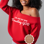 Trusting God Off The Shoulder Shirt