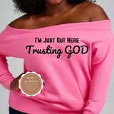 Trusting God Off The Shoulder Shirt