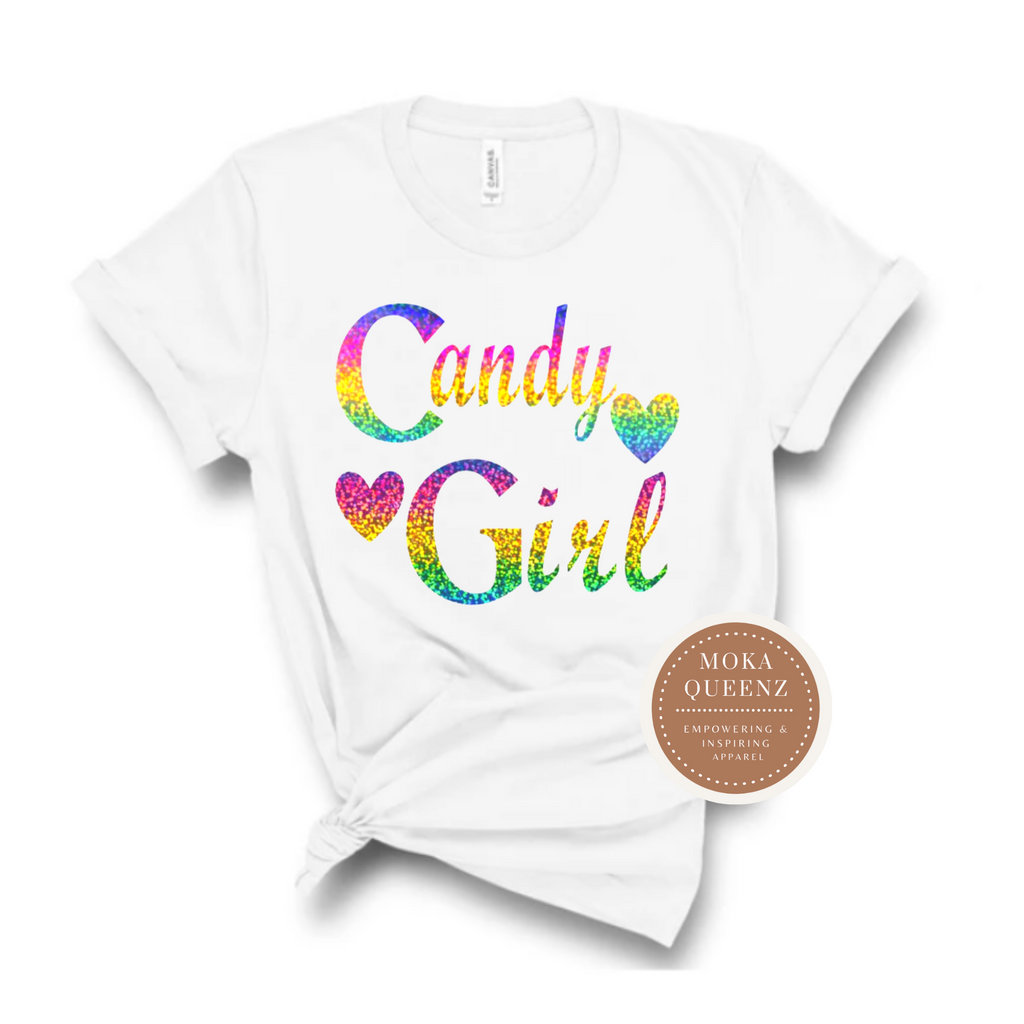 New Edition – Queenz Shirt Queenz Apparel Mo-Ka Shirt | Candy | Girl Apparel MoKa T